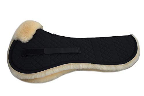 Engel Reitsport | SAKIS1-S-SCH-MED | Sattelkissen mit echtem Merino Lammfell | Fellrand vorne | Farbe Steppstoff schwarz Fell medizinisch | Grösse S Engel Reitsport | SAKIS1-S-SCH-MED | Sattelkissen mit echtem Merino Lammfell | Fellrand vorne | Farbe Steppstoff schwarz Fell medizinisch | Grösse S von Engel Reitsport