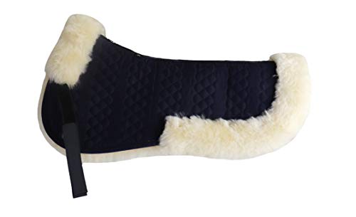 Engel Reitsport Lammfell Sattelkissen SAKIS2-S-SCH-MED mit Fellrand vorne und hinten Steppstoff schwarz Fell med. Grösse S Engel Reitsport Lammfell Sattelkissen SAKIS2-S-SCH-MED mit Fellrand vorne und hinten Steppstoff schwarz Fell med. Grösse S von Engel Reitsport