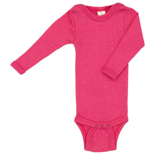 Engel - Baby-Body Langarm Mit Druckverschluss Schulter - Merinounterwäsche Gr 98/104 rosa von Engel