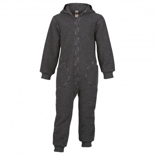 Engel - Baby-Overall mit Kapuze und Reißverschluss - Overall Gr 74/80 grau von Engel