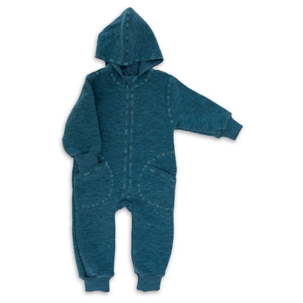 Engel - Baby-Overall mit Kapuze und Reißverschluss - Overall Gr 98/104 blau von Engel