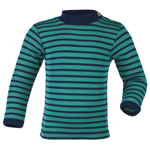 Engel - Baby-Shirt L/S geringelt - Merinounterwäsche Gr 62/68 türkis/blau Engel - Baby-Shirt L/S geringelt - Merinounterwäsche Gr 62/68 türkis/blau von Engel