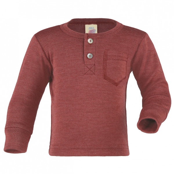Engel - Baby Shirt mit Knopfleiste - Merinoshirt Gr 62/68 rot Engel - Baby Shirt mit Knopfleiste - Merinoshirt Gr 62/68 rot von Engel