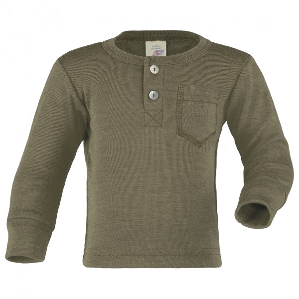 Engel - Baby Shirt mit Knopfleiste - Merinoshirt Gr 98/104 oliv Engel - Baby Shirt mit Knopfleiste - Merinoshirt Gr 98/104 oliv von Engel
