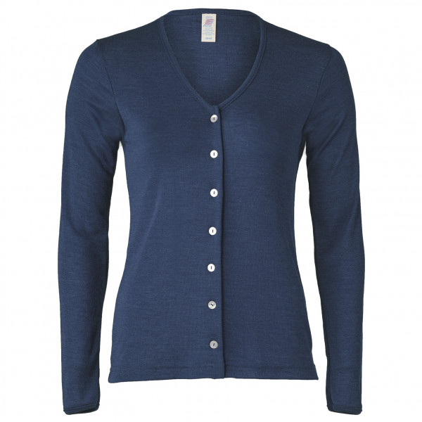 Engel - Damen Cardigan Feinripp - Wolljacke Gr 34/36 blau von Engel