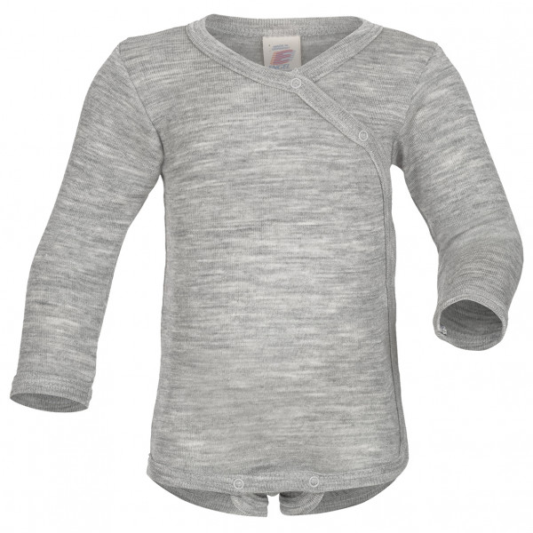 Engel - Kid's Wickelbody L/S - Merinounterwäsche Gr 74/80 grau Engel - Kid's Wickelbody L/S - Merinounterwäsche Gr 74/80 grau von Engel