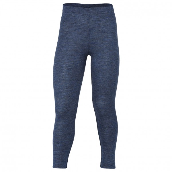 Engel - Kinder Leggings Merinoschurwolle - Merinounterwäsche Gr 92 blau von Engel