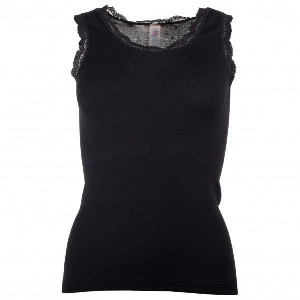 Engel - Women's Achselshirt mit Spitze - Merinounterwäsche Gr 38/40 schwarz Engel - Women's Achselshirt mit Spitze - Merinounterwäsche Gr 38/40 schwarz von Engel