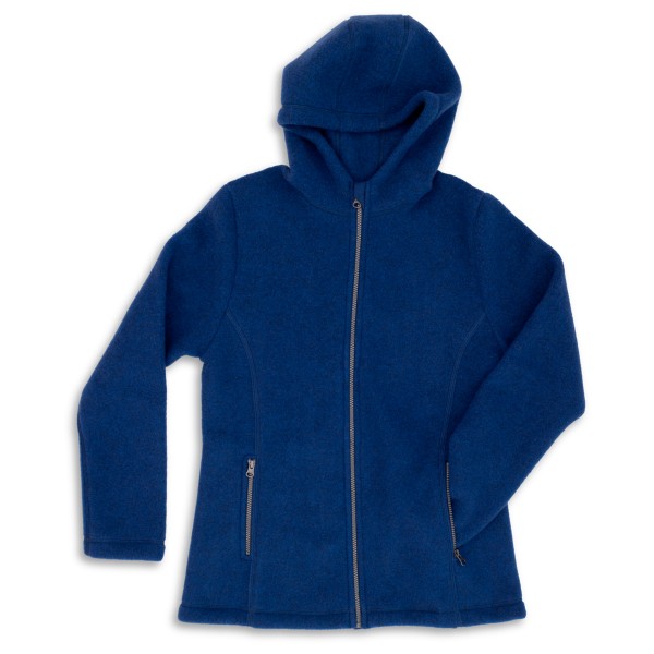 Engel - Women's Jacke mit Kapuze - Wolljacke Gr 42/44 blau von Engel