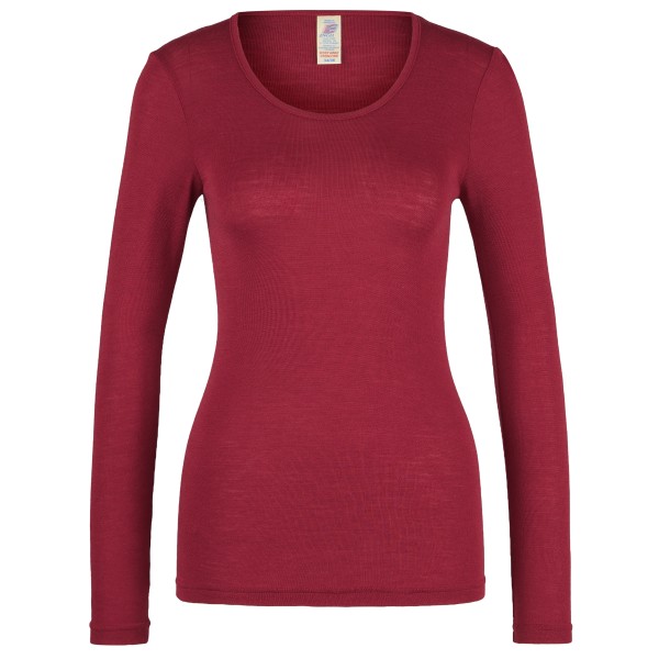 Engel - Women's Unterhemd L/S - Merinounterwäsche Gr 46/48 rot von Engel