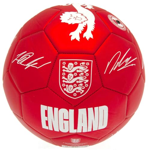 England Phantom Signature Team Merchandise Fußball Ball rot/weiß Größe 5 von England