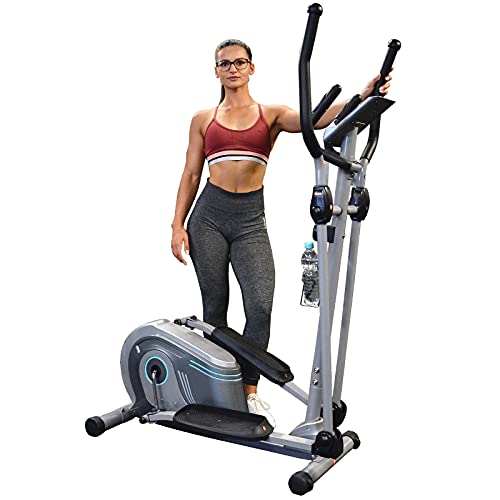 Crosstrainer Heimtrainer Ergometer Ellipsentrainer Magnetbremssystem Pulsfrequenz LCD-Monitor max. Belastung 150kg von Enjoy Fit