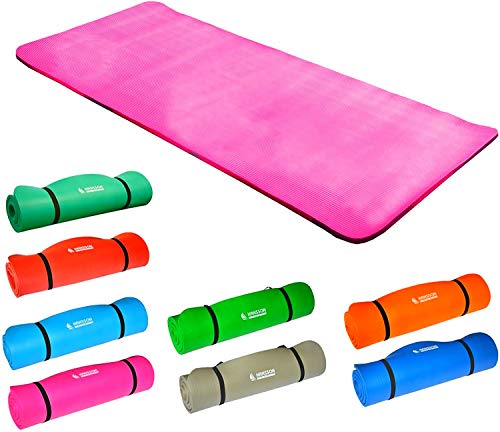 Hansson.Sports NBR Fitness Yoga Pilates Gymnastikmatte 183x80x1,5cm (pink) von Enjoy Fit
