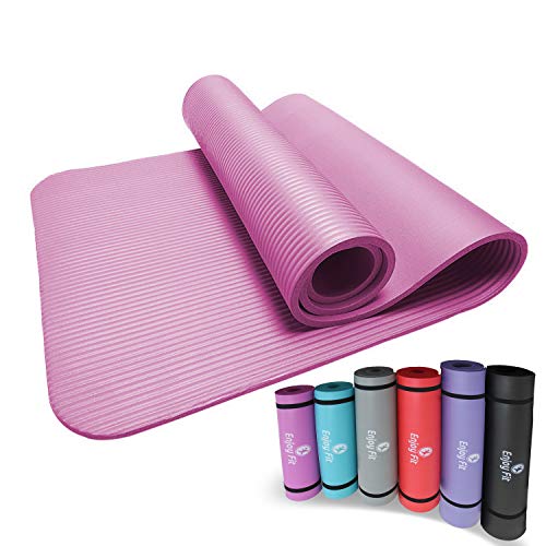 Enjoy Fit Gymnastikmatten mit Gurte Eine Vielzahl von Farben und Spezifikationen Keine Phthalate Yogamatten Einseitige rutschfest leicht zu reinigen (Rosa, 183*61*0.8) Enjoy Fit Gymnastikmatten mit Gurte Eine Vielzahl von Farben und Spezifikationen Keine Phthalate Yogamatten Einseitige rutschfest leicht zu reinigen (Rosa, 183*61*0.8) von Enjoy Fit