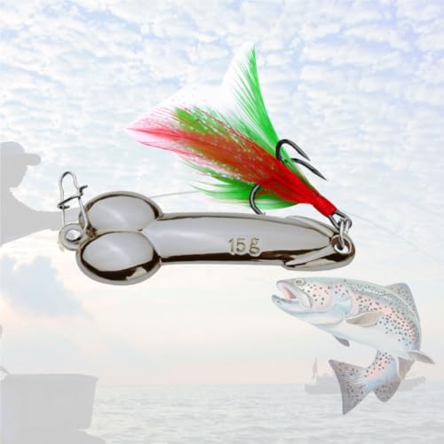 Enjoyard Lustiges Angel Köder Geschenk, Angelzubehör Set für Forelle 15g Angeln Lures Geeignet für Valentinstag Geburtstag Enjoyard Lustiges Angel Köder Geschenk, Angelzubehör Set für Forelle 15g Angeln Lures Geeignet für Valentinstag Geburtstag von Enjoyard