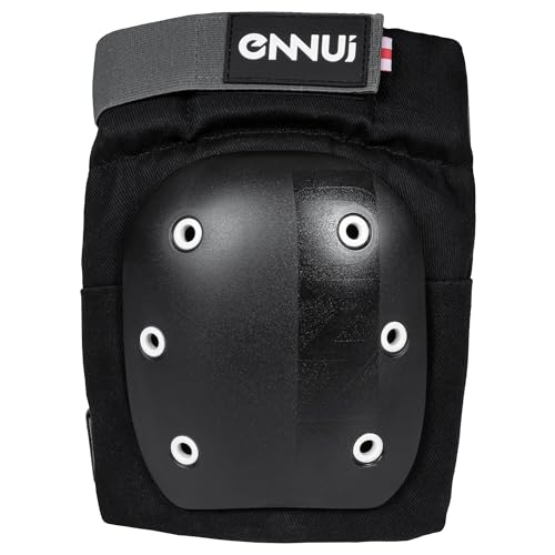 Ennui Schutzausrüstung Street Knieschützer, für Inline- und Roller Skating, Skateboarding, CE-geprüft von Ennui