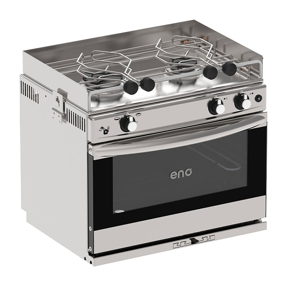 Eno Grand Large 2 Burners Gas Cooker Silber 54.8 x 53 cm von Eno