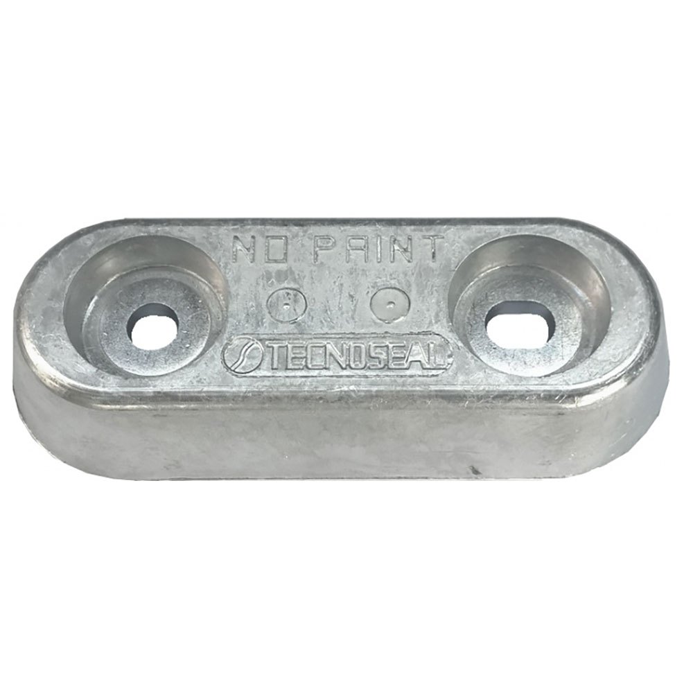 Enrico Polipodio Oval Zinc Anode Silber 150 x 60 x 25 mm von Enrico Polipodio