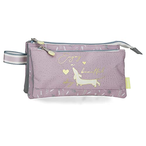 Enso Beautiful Day Triple Purple Federmäppchen 22 x 12 x 5 cm Polyester Enso Beautiful Day Triple Purple Federmäppchen 22 x 12 x 5 cm Polyester von Enso