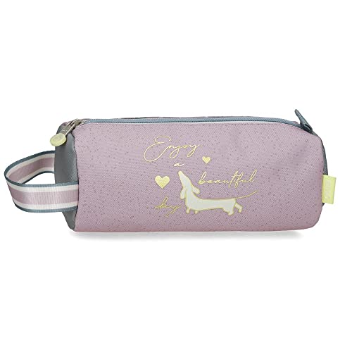 Enso Beautiful day Purple Rundes Federmäppchen 23x9x9 cm Polyester Enso Beautiful day Purple Rundes Federmäppchen 23x9x9 cm Polyester von Enso