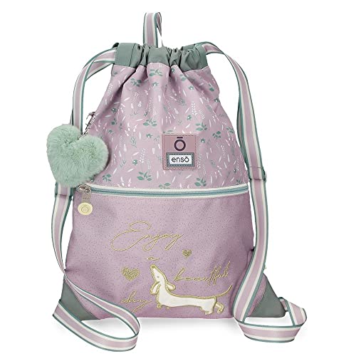 Enso Beautiful Day Rucksack mit Reißverschluss Lila 35 x 46 cm Polyester Enso Beautiful Day Rucksack mit Reißverschluss Lila 35 x 46 cm Polyester von Enso