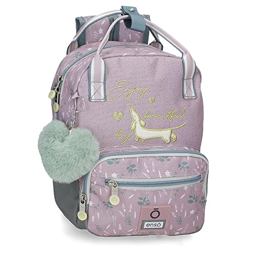 Enso Beautiful day Lila Vorschulrucksack 23x28x10 cm Polyester 6,44L von Enso