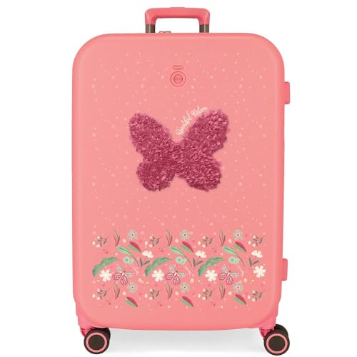 Enso Beautiful nature cabin suitcases, Kofferset, Aus ABS, einem starken und leichten Material, TSA-Schloss im Koffer integriert für sicheres Reisen, Vier multidirektional drehbare Doppelräder, Vier Räder, multidirektional drehbar, Rucksäcke, Schultaschen, Kinderrucksäcke, Inklusive dekorativer Bommel, mehrere Fächer, rosa Enso Beautiful nature cabin suitcases, Kofferset, Aus ABS, einem starken und leichten Material, TSA-Schloss im Koffer integriert für sicheres Reisen, Vier multidirektional drehbare Doppelräder, Vier Räder, multidirektional drehbar, Rucksäcke, Schultaschen, Kinderrucksäcke, Inklusive dekorativer Bommel, mehrere Fächer, rosa von Enso