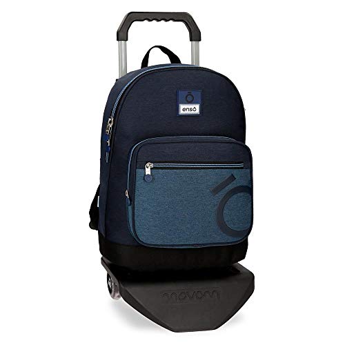 Enso Blue Laptop-Rucksack mit Trolley Blau 31x42x13 cms Polyester 15,6" 19.8L Enso Blue Laptop-Rucksack mit Trolley Blau 31x42x13 cms Polyester 15,6" 19.8L von Enso