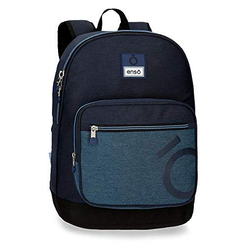 Enso Blue Laptop-Rucksack Blau 31x42x13 cms Polyester 15,6" 19.8L von Enso