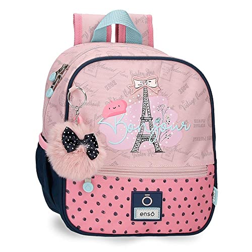 Enso Bonjour Rosa Vorschulrucksack 23x25x10 cm Polyester 5.75L Enso Bonjour Rosa Vorschulrucksack 23x25x10 cm Polyester 5.75L von Enso