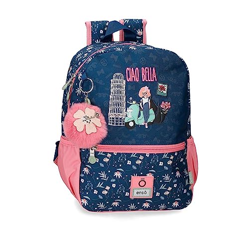 Enso Ciao Bella Rucksack, anpassbar, Blau, 25 x 32 x 12 cm, Polyester, 9,6 l, blau, Talla única, Anpassbarer Rucksack Enso Ciao Bella Rucksack, anpassbar, Blau, 25 x 32 x 12 cm, Polyester, 9,6 l, blau, Talla única, Anpassbarer Rucksack von Enso