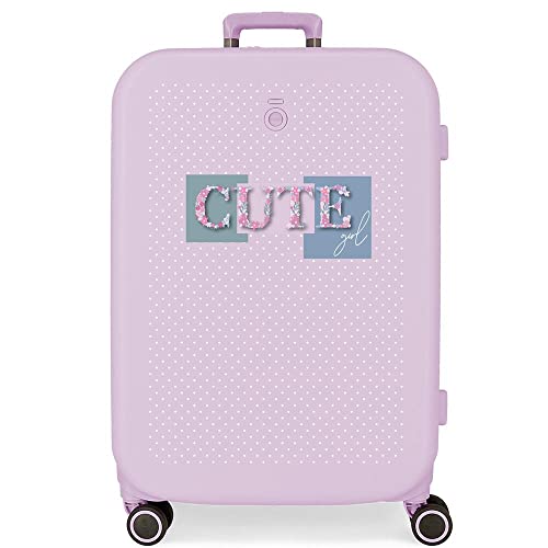 Enso Cute Girl Medium Koffer Lila 48x70x28 cm Starres ABS Integriertes TSA-Schloss 79L 4,32 kg 4 Doppelrollen Enso Cute Girl Medium Koffer Lila 48x70x28 cm Starres ABS Integriertes TSA-Schloss 79L 4,32 kg 4 Doppelrollen von Enso