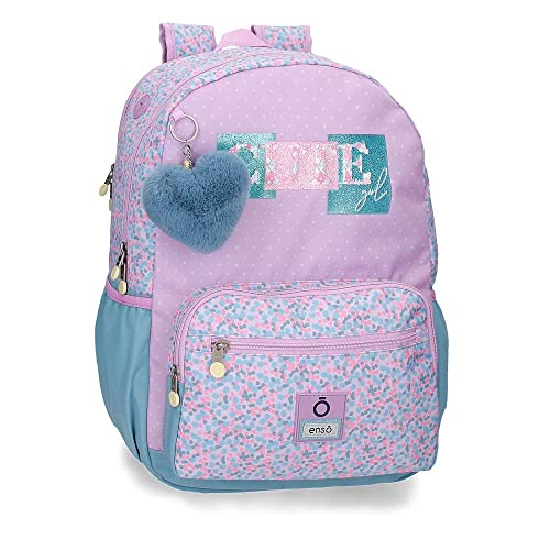 Enso Süßes Mädchen Schulrucksack für Laptop 15.6" Lila 32x42x14 cm Polyester 18.82L Enso Süßes Mädchen Schulrucksack für Laptop 15.6" Lila 32x42x14 cm Polyester 18.82L von Enso
