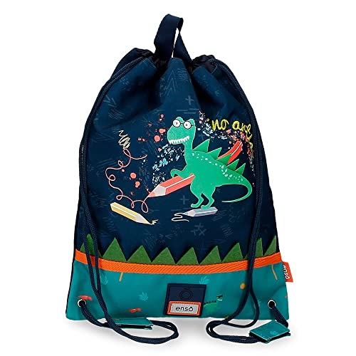 Enso Dino artist Multicolor Lunch Bag 27x34x10 cm Polyester Enso Dino artist Multicolor Lunch Bag 27x34x10 cm Polyester von Enso