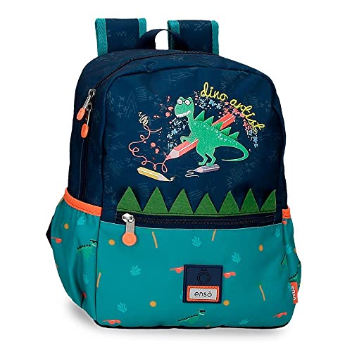 Enso Dino artist Multicolor Schulrucksack 25x32x12 cm Polyester 9,6L Enso Dino artist Multicolor Schulrucksack 25x32x12 cm Polyester 9,6L von Enso