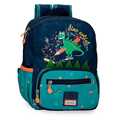 Enso Dino artist Vorschulrucksack Multicolor 23x28x10 cm Polyester 6,44L Enso Dino artist Vorschulrucksack Multicolor 23x28x10 cm Polyester 6,44L von Enso