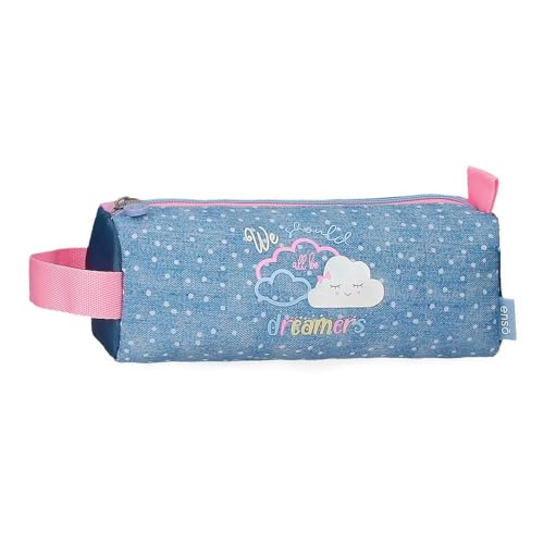Enso Dreamer Federmäppchen, rund, Blau, 22 x 8,5 x 8 cm, Polyester von Joumma Bags, blau, Rundes Etui Enso Dreamer Federmäppchen, rund, Blau, 22 x 8,5 x 8 cm, Polyester von Joumma Bags, blau, Rundes Etui von Enso