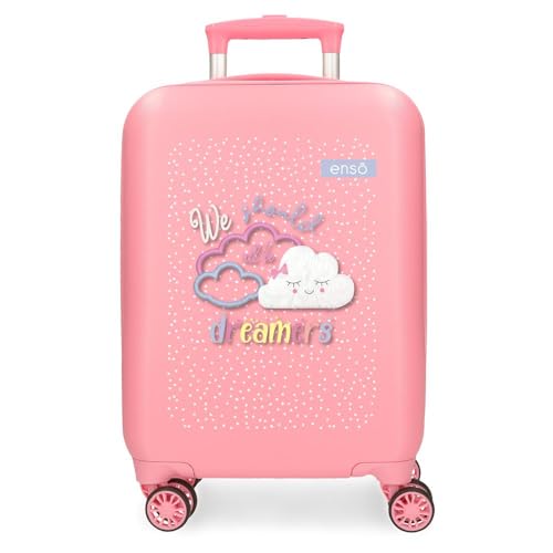 Enso Dreamer Kabinenkoffer, Rosa, 33 x 50 x 20 cm, ABS, 33 l, 2 kg, 4 Doppelrollen, Handgepäck, Rosa, Kabinenkoffer Enso Dreamer Kabinenkoffer, Rosa, 33 x 50 x 20 cm, ABS, 33 l, 2 kg, 4 Doppelrollen, Handgepäck, Rosa, Kabinenkoffer von Enso