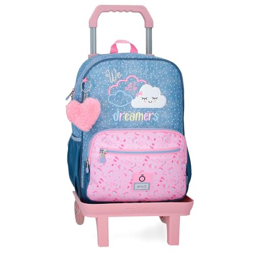 Enso Dreamer Schulrucksack mit Trolley, Blau, 30 x 38 x 12 cm, Polyester, 13,68 l, blau, Schulrucksack mit Trolley Enso Dreamer Schulrucksack mit Trolley, Blau, 30 x 38 x 12 cm, Polyester, 13,68 l, blau, Schulrucksack mit Trolley von Enso