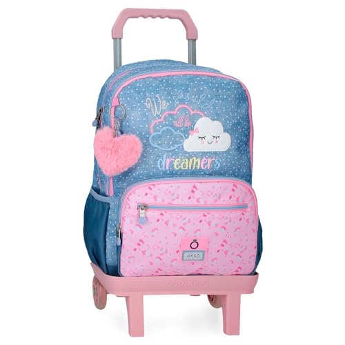 Enso Dreamer Schulrucksack mit Trolley, Blau, 32 x 44 x 17 cm, Polyester, 23,94 l, blau, Schulrucksack mit Trolley Enso Dreamer Schulrucksack mit Trolley, Blau, 32 x 44 x 17 cm, Polyester, 23,94 l, blau, Schulrucksack mit Trolley von Enso