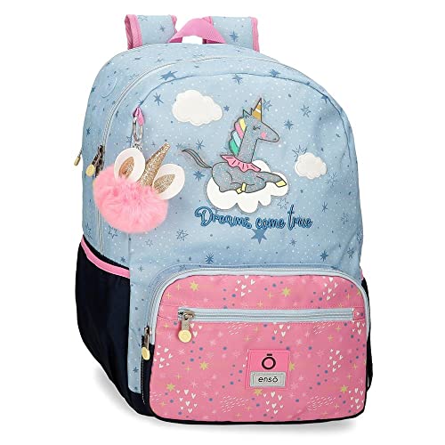 Enso Dreams Come True Schulrucksack für Laptop, mehrfarbig, 32 x 42 x 14 cm, Polyester Enso Dreams Come True Schulrucksack für Laptop, mehrfarbig, 32 x 42 x 14 cm, Polyester von Enso