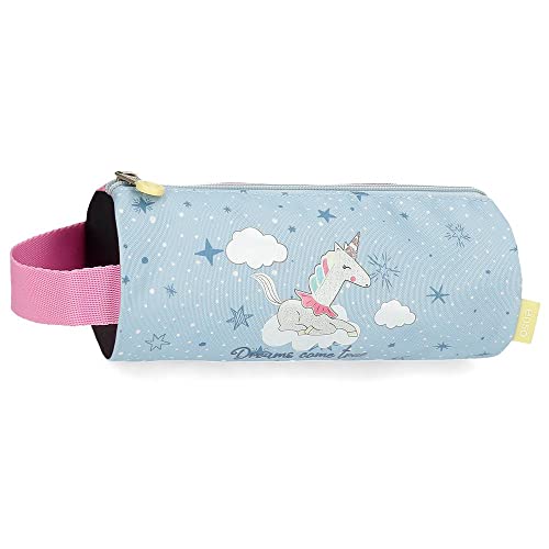 Enso Dreams come true Rundes Federmäppchen Multicolor 23x9x9 cm Polyester Enso Dreams come true Rundes Federmäppchen Multicolor 23x9x9 cm Polyester von Enso