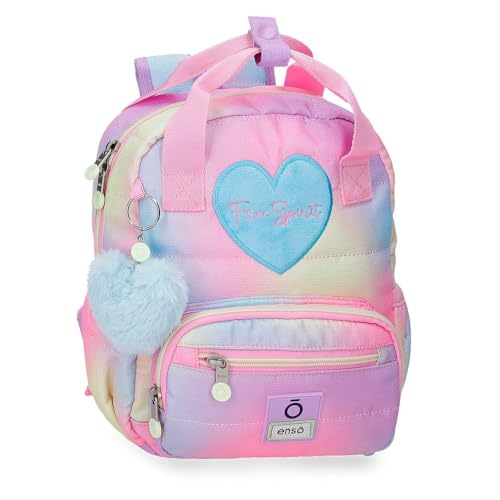 Enso Free Spirit Rucksack, anpassbar, Mehrfarbig, 23 x 28 x 10 cm, Polyester, 6,44 l, bunt, Talla única, Anpassbarer Rucksack Enso Free Spirit Rucksack, anpassbar, Mehrfarbig, 23 x 28 x 10 cm, Polyester, 6,44 l, bunt, Talla única, Anpassbarer Rucksack von Enso