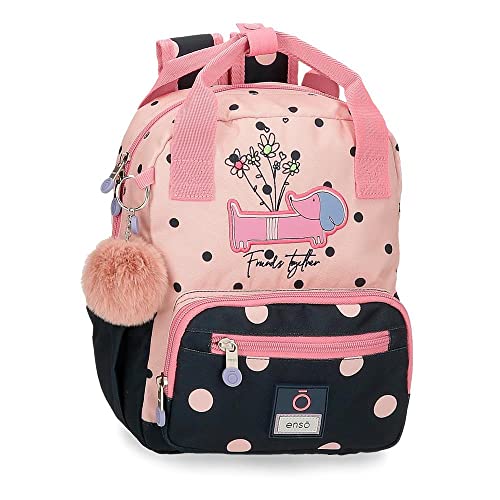 Enso Friends Together Rucksack, anpassbar, Rosa, 23 x 28 x 10 cm, Polyester, 6,44 l, Rosa, Anpassbarer Rucksack Enso Friends Together Rucksack, anpassbar, Rosa, 23 x 28 x 10 cm, Polyester, 6,44 l, Rosa, Anpassbarer Rucksack von Enso