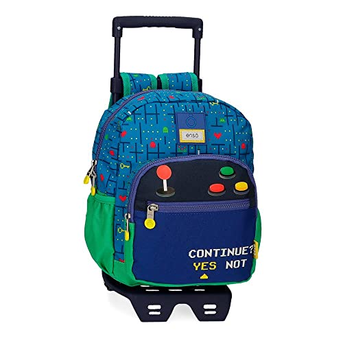 Enso Gamer Vorschulrucksack mit Trolley, 23 x 28 x 10 cm, Polyester, 6,44 l Enso Gamer Vorschulrucksack mit Trolley, 23 x 28 x 10 cm, Polyester, 6,44 l von Enso