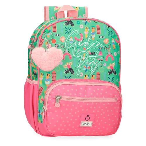 Enso Garden Party Schulrucksack, mehrfarbig, 30 x 38 x 12 cm, Polyester, bunt, 30x38x12 cms, Schulrucksack Enso Garden Party Schulrucksack, mehrfarbig, 30 x 38 x 12 cm, Polyester, bunt, 30x38x12 cms, Schulrucksack von Enso