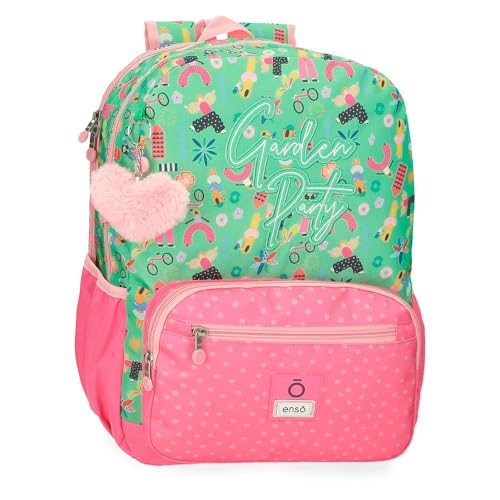 Enso Garden Party Schulrucksack, mehrfarbig, 32 x 42 x 15 cm, Polyester, bunt, 32x42x15 cms, Schulrucksack Enso Garden Party Schulrucksack, mehrfarbig, 32 x 42 x 15 cm, Polyester, bunt, 32x42x15 cms, Schulrucksack von Enso