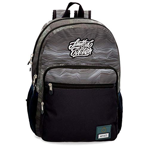 Enso Graffiti Doppelfach-Rucksack Mehrfarbig 32x44x17 cms Polyester 20.13L Enso Graffiti Doppelfach-Rucksack Mehrfarbig 32x44x17 cms Polyester 20.13L von Enso