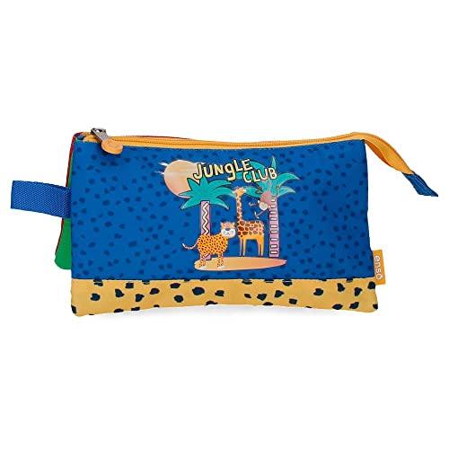 Enso Jungle Club Federmäppchen, dreifach, Mehrfarbig, 22 x 12 x 5 cm, Polyester, bunt, Dreifach-Etui Enso Jungle Club Federmäppchen, dreifach, Mehrfarbig, 22 x 12 x 5 cm, Polyester, bunt, Dreifach-Etui von Enso