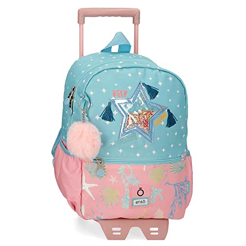Enso Keep The Oceans Clean Vorschulrucksack, anpassbar, für Wagen, Blau, 25 x 32 x 12 cm, Polyester, 9,6 l, blau, Rucksack für die Vorschule, anpassbar an den Trolley Enso Keep The Oceans Clean Vorschulrucksack, anpassbar, für Wagen, Blau, 25 x 32 x 12 cm, Polyester, 9,6 l, blau, Rucksack für die Vorschule, anpassbar an den Trolley von Enso